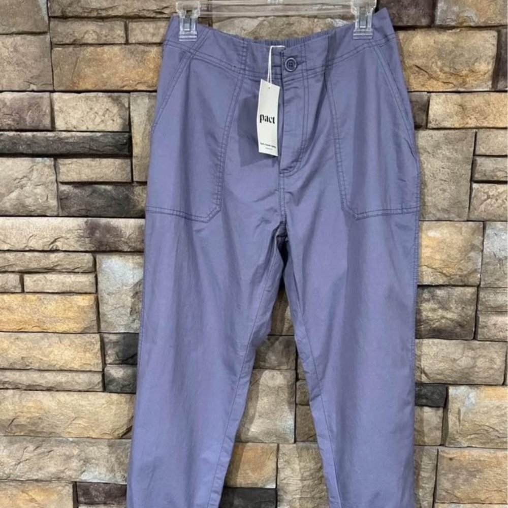 Pact Lavender Track Pants